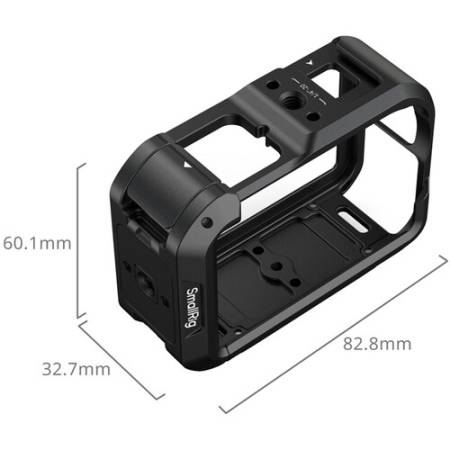 SmallRig 5887 - zestaw, klatka do DJI Osmo Action 6 (+ pasek na nadgarstek, osłona obiektywu) - wymiary